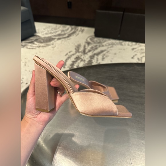 SOLD! GIA BORGHINI X RHW Rosie Satin Sandals Size US 8.5 NEW WITH BOX - Picture 10 of 13